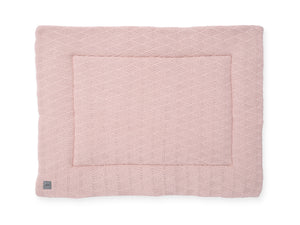 Boxkleed River knit pale pink 80x100cm