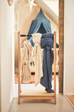 Wieg Deken Basic Knit 75x100cm - Jeans Blue